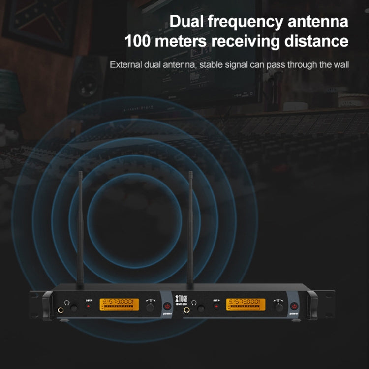 IEM1200 Wireless Transmitter 6 Bodypack Stage Singer In-Ear Monitor System(EU Plug) - Consumer Electronics by buy2fix | Online Shopping UK | buy2fix