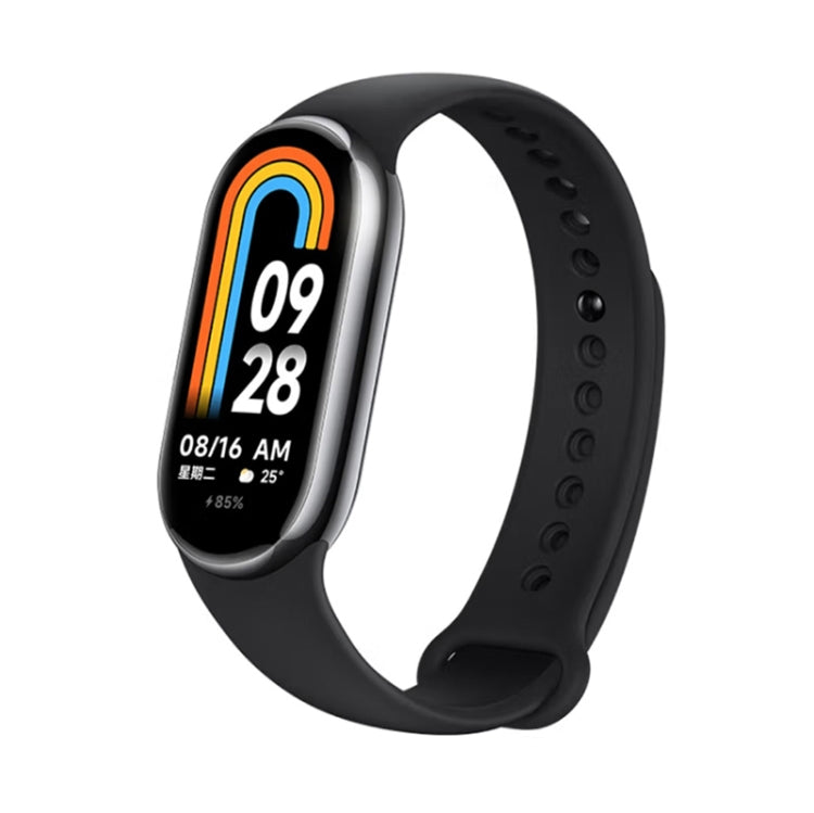 Original Xiaomi Mi Band 8 1.62 inch AMOLED Screen 5ATM Waterproof Smart Watch, Support Blood Oxygen / Heart Rate Monitor(Black) - Wearable Devices by Xiaomi | Online Shopping UK | buy2fix