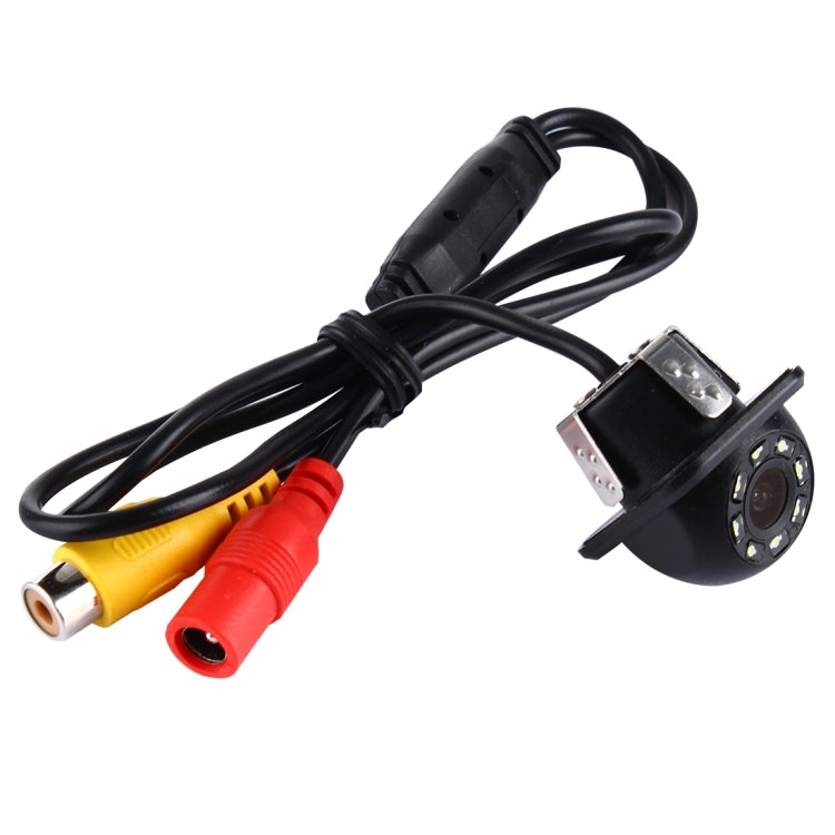 8028 LED 0.3MP Security Backup Parking IP68 Waterproof Rear View Camera, PC7070 Sensor, Support Night Vision, Wide Viewing Angle: 170 Degree(Black) - In Car by buy2fix | Online Shopping UK | buy2fix