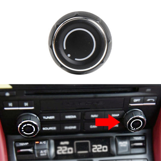 For Porsche Cayenne Left Driving Car Right CD Player Volume Adjustment Knob Cover 97064292901 - Car Switches by buy2fix | Online Shopping UK | buy2fix