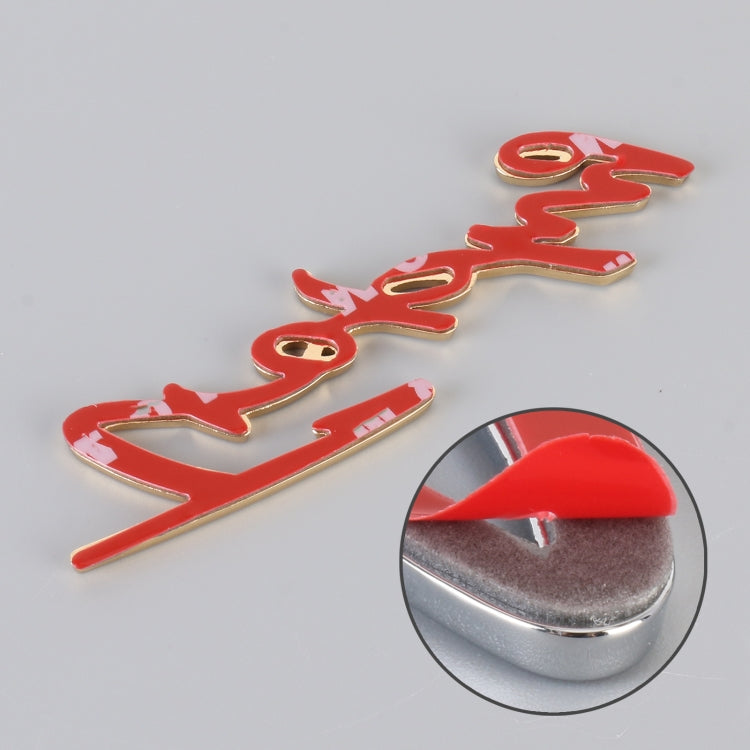 Car TROPHY Personalized Aluminum Alloy Decorative Stickers, Size: 11.5x2.5x0.35cm (Gold) - 3D Metal Sticker by buy2fix | Online Shopping UK | buy2fix