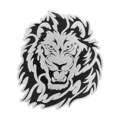 Car Lion Metal Stickers Personalized Aluminum Alloy Decorative Stickers, Size:8 x 7.5cm - 3D Metal Sticker by buy2fix | Online Shopping UK | buy2fix