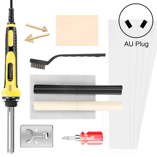 100W Electric Soldering Iron Plastic Welding Machine Car Bumper Repair Plier, AU Plug (Yellow) - Hand Tool Sets by buy2fix | Online Shopping UK | buy2fix