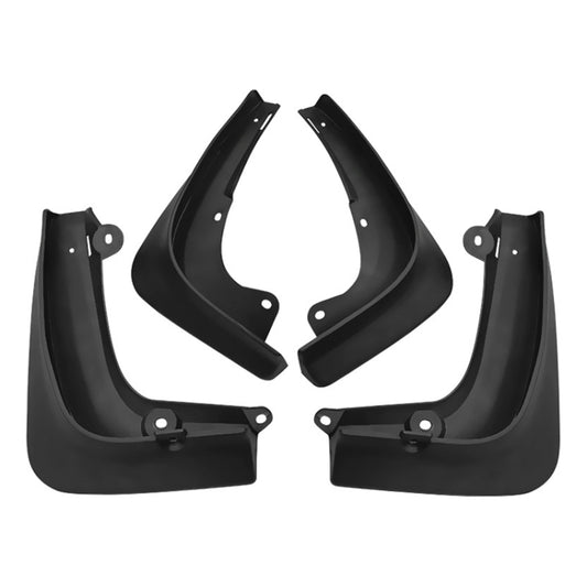 For TESLA MODEL S 2014-2020 4pcs/Set Car Auto Soft Plastic Splash Flaps Fender Guard - Mudguards by buy2fix | Online Shopping UK | buy2fix