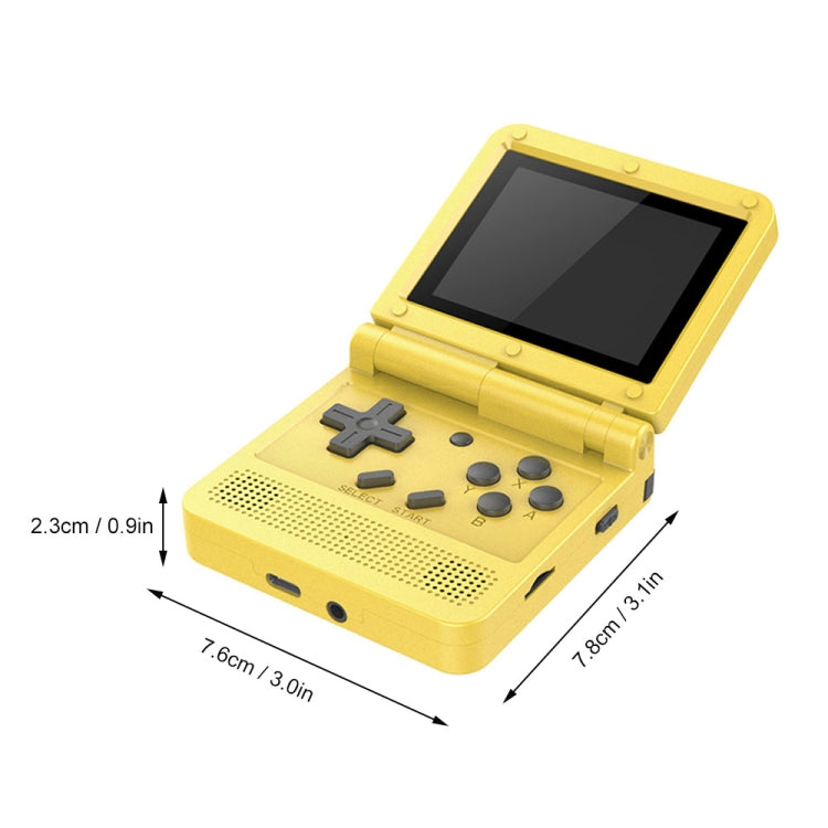 Powkiddy V90 3.0 inch IPS Screen 64-bit Retro Handheld Game Console with 16GB Memory (Yellow) - Toys & Hobbies by buy2fix | Online Shopping UK | buy2fix