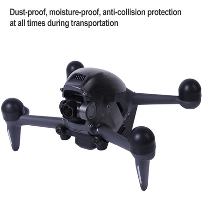 Sunnylife FV-Q9308 4 PCS Motor Protective Cover Motors Silicone Cap Protector for DJI FPV (Black) - DJI & GoPro Accessories by Sunnylife | Online Shopping UK | buy2fix