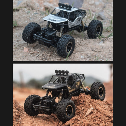 HD6141 1:16 Mountain-climbing Bigfoot Four-wheel Children Remote-controlled Off-road Vehicle Toy(Silver) - RC Cars by buy2fix | Online Shopping UK | buy2fix