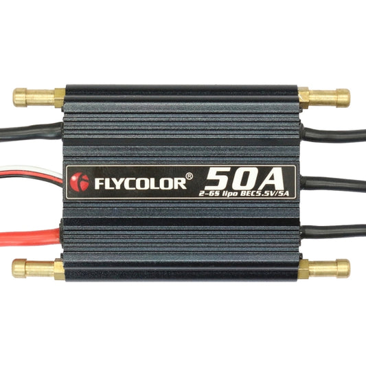 Flycolor Flymoster Series 50A 2-6S Waterproof Electronic Speed Controller for RC Boat - Toys & Hobbies by buy2fix | Online Shopping UK | buy2fix