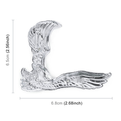 Hawk Pattern Car Metal Body Decorative Sticker (Silver) - Decorative Sticker by buy2fix | Online Shopping UK | buy2fix