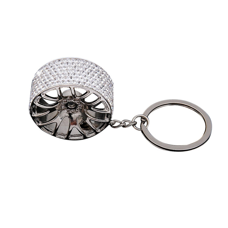 Portable Car Diamond Key Chain Key Rings(White) - Key Rings by buy2fix | Online Shopping UK | buy2fix