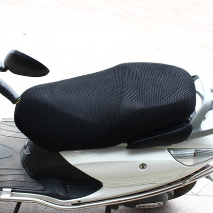 Motorcycle Breathable Sunscreen Double Layer 3D Honeycomb Small Hole Polyester Cushion Mesh, Size: L, Length: 86cm; Width: 51cm - Seat Covers by buy2fix | Online Shopping UK | buy2fix