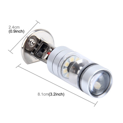 H1 100W 850 LM 7000K 20 SMD-2828-LEDs Car Fog Lights, DC 12-24V(Cool White) - Fog / Driving Lights by buy2fix | Online Shopping UK | buy2fix