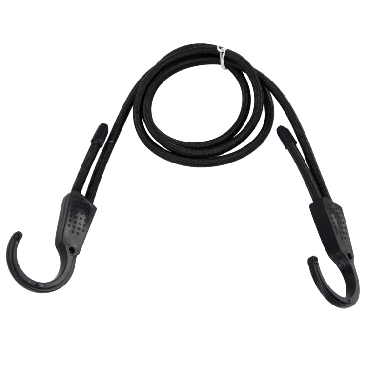 Reusable Car Fastening Rope Car Adjustable Elastic Rope Trunk Storage Hooks Strap Fastening Vehicle Fastening Rope, Length: 1.2m(Black) - Auto Fastener & Clips by buy2fix | Online Shopping UK | buy2fix