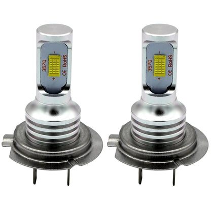 2 PCS H7 72W 1000LM 6000-6500K Super Bright White Light Car Fog LED Bulbs, DC 12-24V - In Car by buy2fix | Online Shopping UK | buy2fix