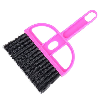 Mini Desktop Car Keyboard Sweep Cleaning Brush Small Broom Dustpan Set(Magenta) - Car washing supplies by buy2fix | Online Shopping UK | buy2fix