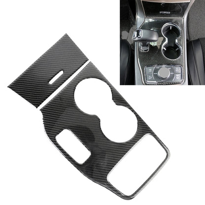 2 PCS Car Water Cup Panel Carbon Fiber Decorative Sticker for Jeep Grand Cherokee 2014-2015 - Car Interior Mouldings by buy2fix | Online Shopping UK | buy2fix