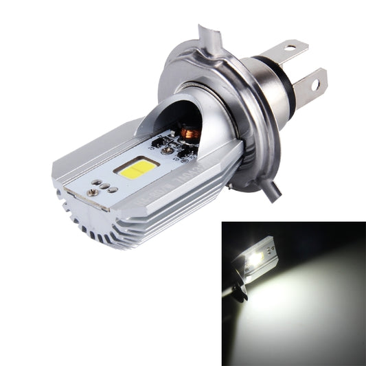 H4 12W 800lm 6000K COB LEDs Motorcycle Headlight Lamp, DC 6-80V (White Light) - Headlights by buy2fix | Online Shopping UK | buy2fix