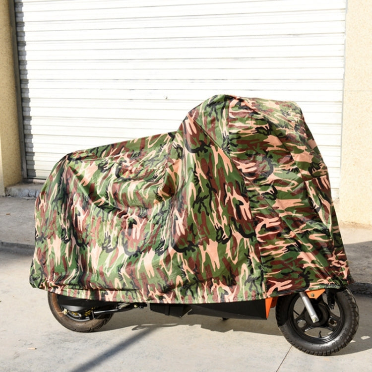 190T Polyester Taffeta All Season Waterproof Sun Motorcycle Mountain Bike Cover Dust & Anti-UV Outdoor Camouflage Bicycle Protector, Size: S - Raincoat by buy2fix | Online Shopping UK | buy2fix