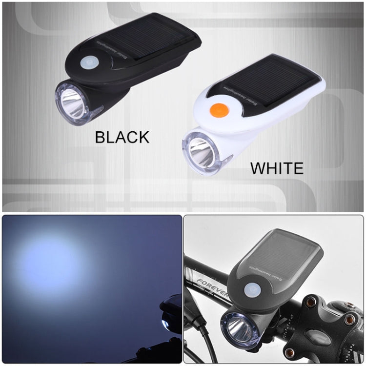 3W 240LM USB Solar Energy Motorcycle / Bicycle Front Light (White) - Headlights by buy2fix | Online Shopping UK | buy2fix