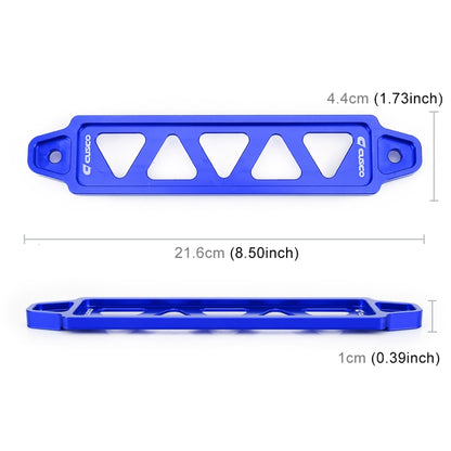 Universal Car Long Stainless Steel Battery Tie Down Clamp Bracket, Size: 21.6 x 4.4 x 1cm (Blue) - In Car by buy2fix | Online Shopping UK | buy2fix