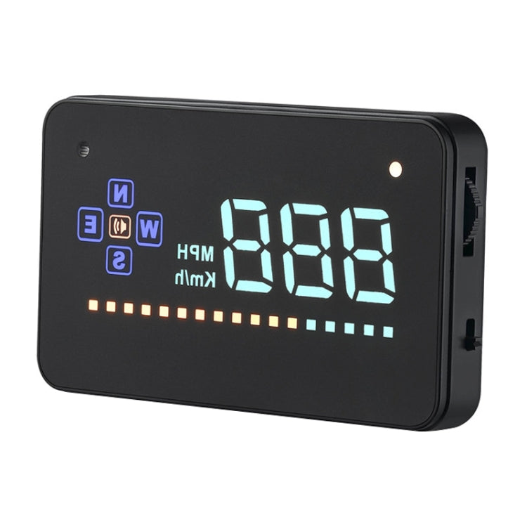 A2 HUD 3.5 inch HD GPS Car Head Up Display, Speed & Over Speed Alarm, Compass, Freely Switch Between Kilometers and Miles(Black) - Head Up Display System by buy2fix | Online Shopping UK | buy2fix