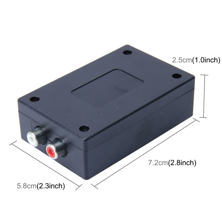 Adjustable 2 Channel RCA Line Car Auto Speaker High to Low Impedance Converter Amplifier Adapter - In Car by buy2fix | Online Shopping UK | buy2fix