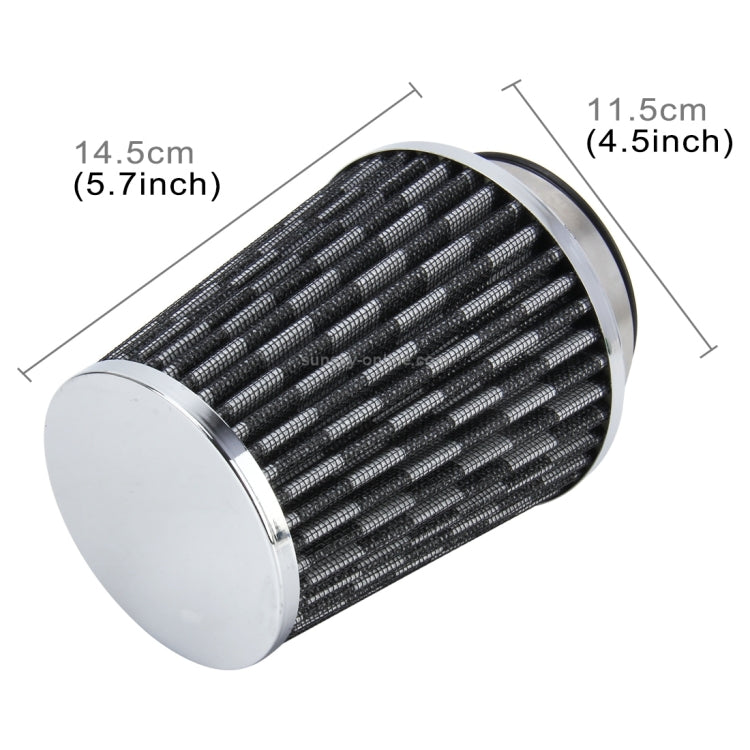 Universal Car Air Filter Mechanic Supercharger Car Car Filter Kits Air Intake Cool Filter, Size: 14.5*11.5cm(Black)(Black) - In Car by buy2fix | Online Shopping UK | buy2fix