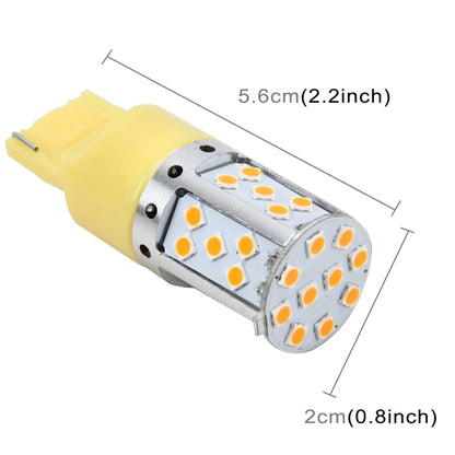 7440 DC 12V 18W Car Auto Turn Light  Backup Light with 35LEDs SMD-3030 Lamps (Yellow Light) - Arrow Turn Lights by buy2fix | Online Shopping UK | buy2fix