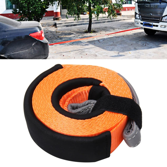 5m x 5cm 8 Tons Towing 2 Tons Lifting High Strength Heavy Duty Vehicle Lifting Towing Pull Strap Rope, Random Color Delivery - In Car by buy2fix | Online Shopping UK | buy2fix