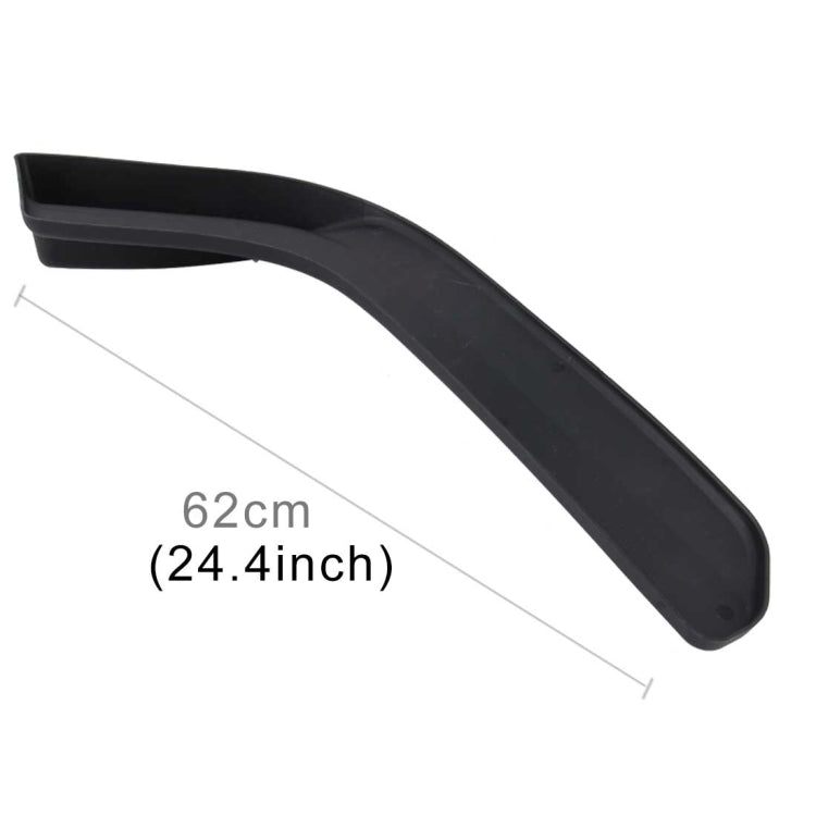 2 PCS Universal Fit Car Front Bumper Spoiler Lip Splitter Diffuser SUV ABS Front Shovel, Length: 62cm - Bumper by buy2fix | Online Shopping UK | buy2fix