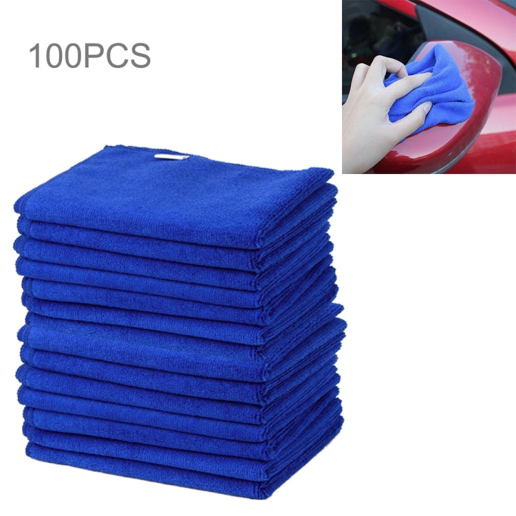 100 PCS 30cm × 30cm Quick Dry Towels Cleaning Cloth Car Detailing Care Towels - Car washing supplies by buy2fix | Online Shopping UK | buy2fix