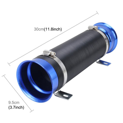 Car Auto Universal Tube Air Filter Adjustable Cold Air Injection Intake System Pipe Without Air Filter(Blue) - In Car by buy2fix | Online Shopping UK | buy2fix