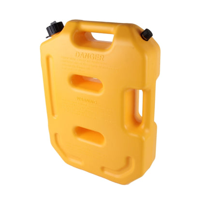 Gasoline Fuel Tanks Plastic 2.6 Gallon 10 Litres Auto Shut Off Fuel Cans Oil Container Emergency Backup(Yellow) - oil tank tubes & oil pumps by buy2fix | Online Shopping UK | buy2fix