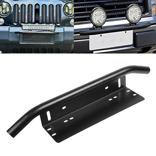 Universal Car License Plate Plastic Bracket Frame Holder Stand Mount (Black) -  by buy2fix | Online Shopping UK | buy2fix