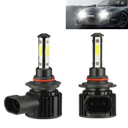 F8 9005 2 PCS 22W 3000LM 6000K Four Side DOB LED Headlight Fog Light Bulbs High Beam Conversion Kit DC 9-32V - In Car by buy2fix | Online Shopping UK | buy2fix