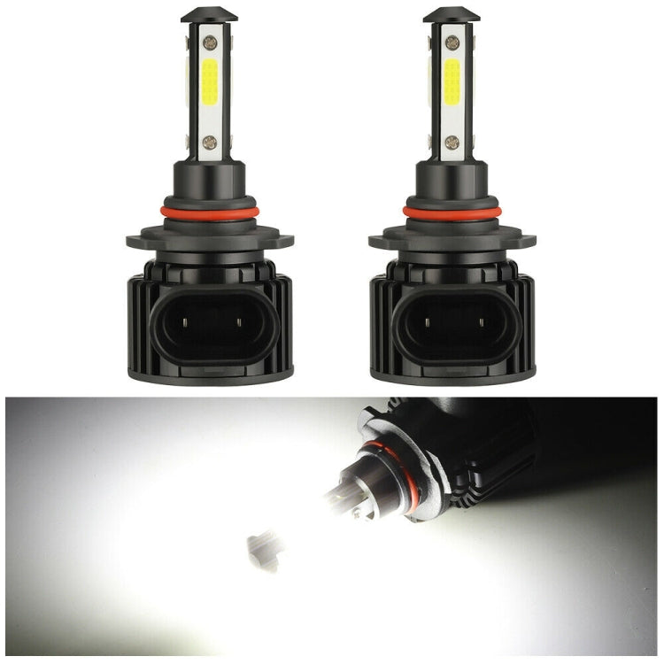 F8 9005 2 PCS 22W 3000LM 6000K Four Side DOB LED Headlight Fog Light Bulbs High Beam Conversion Kit DC 9-32V - In Car by buy2fix | Online Shopping UK | buy2fix