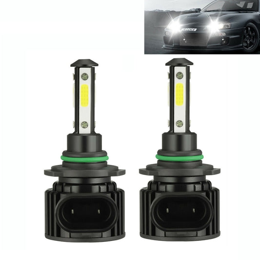 F8 9006 2 PCS 22W 3000LM 6000K Four Side DOB LED Headlight Fog Light Bulbs High Beam Conversion Kit DC 9-32V - In Car by buy2fix | Online Shopping UK | buy2fix