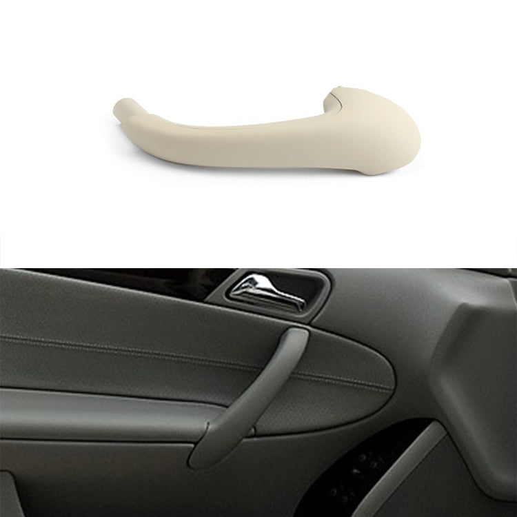 Car Front Left Inside Doors Handle Pull Trim Cover for Mercedes-Benz C-class W203 -2007, Left Driving (Beige) - In Car by buy2fix | Online Shopping UK | buy2fix