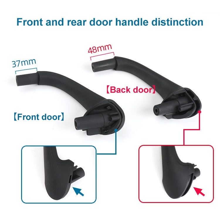 Car Front Left Inside Doors Handle Pull Trim Cover for Mercedes-Benz C-class W203 -2007, Left Driving (Beige) - In Car by buy2fix | Online Shopping UK | buy2fix