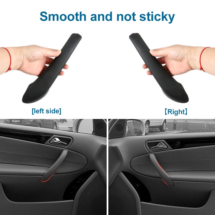 Car Front Left Inside Doors Handle Pull Trim Cover for Mercedes-Benz C-class W203 -2007, Left Driving (Black) - In Car by buy2fix | Online Shopping UK | buy2fix