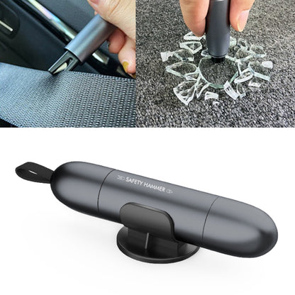 2 in 1 Car Multifunctional Safety Rescue Hammer Life Saving Escape Emergency Hammer Seat Belt Cutter Window Glass Breaker (Grey) -  by buy2fix | Online Shopping UK | buy2fix