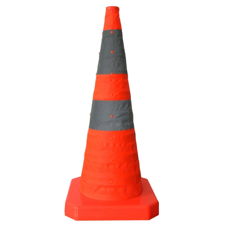 Lift Road Safety Road Cones with Warning Light Height: 70cm - Reflective Material by buy2fix | Online Shopping UK | buy2fix