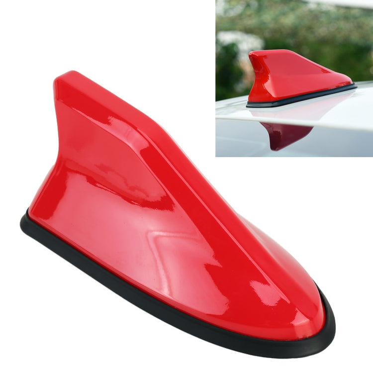 Universal Car Antenna Aerial Shark Fin Radio Signal (Red) -  by buy2fix | Online Shopping UK | buy2fix