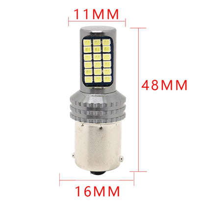 2 PCS 1156 / BA15S DC12V / 5W Car Turn Lights / Reversing Lights / Brake Lights with 36LEDs SMD-2025 Lamps (White Light) - In Car by buy2fix | Online Shopping UK | buy2fix