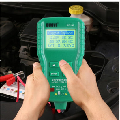 DUOYI DY219A Car 12V / 24V Digital Battery Analyzer Fault Diagnostic Device - Electronic Test by DUOYI | Online Shopping UK | buy2fix