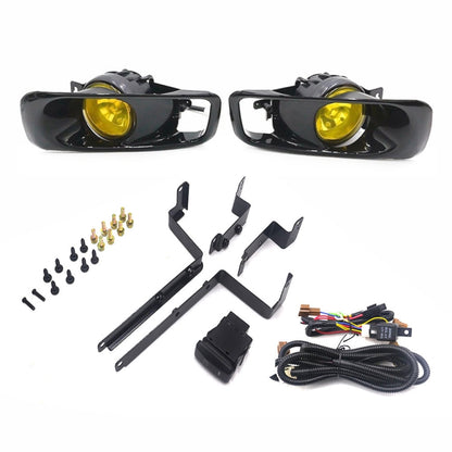 1 Pair Car Modified Front Fog Light for Honda Civic 1999-2000 (Yellow Light) - In Car by buy2fix | Online Shopping UK | buy2fix