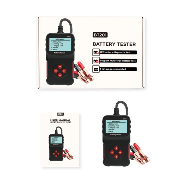 BT201 12V Universal Car Multifunctional Battery Diagnostic Fault Detector - In Car by buy2fix | Online Shopping UK | buy2fix