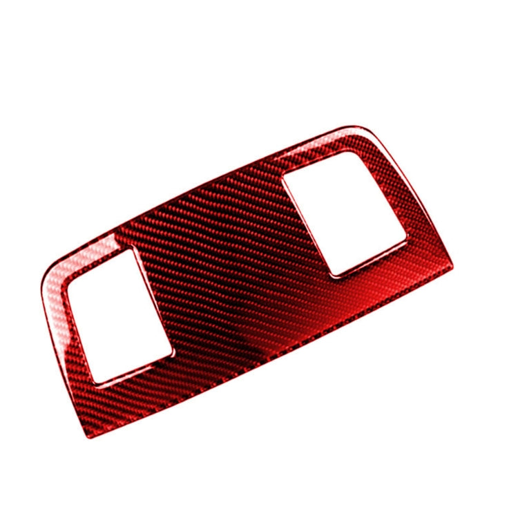 For BMW 3 Series E90 Carbon Fiber Car Instrument Large Outlet Panel Decorative Sticker (Red) - In Car by buy2fix | Online Shopping UK | buy2fix