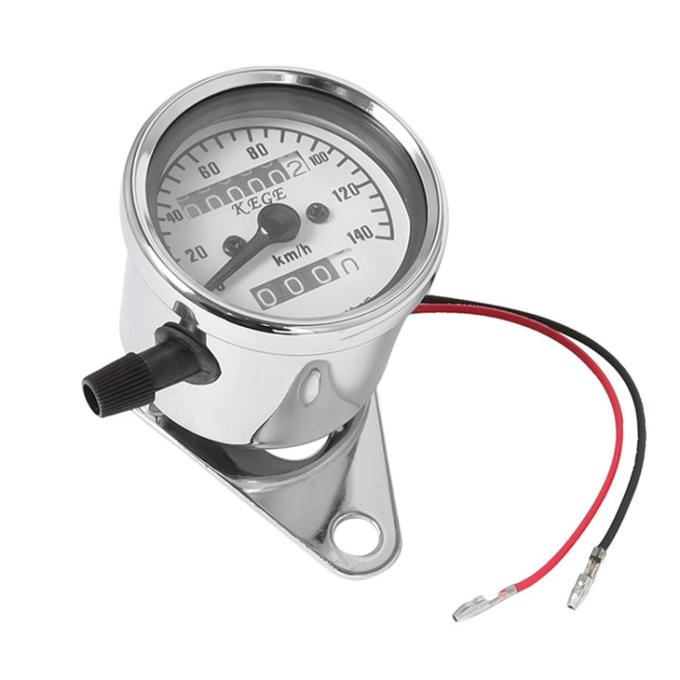 Motorcycle Retro Modified Odometer Speedometer Kilometer (Silver) - In Car by buy2fix | Online Shopping UK | buy2fix