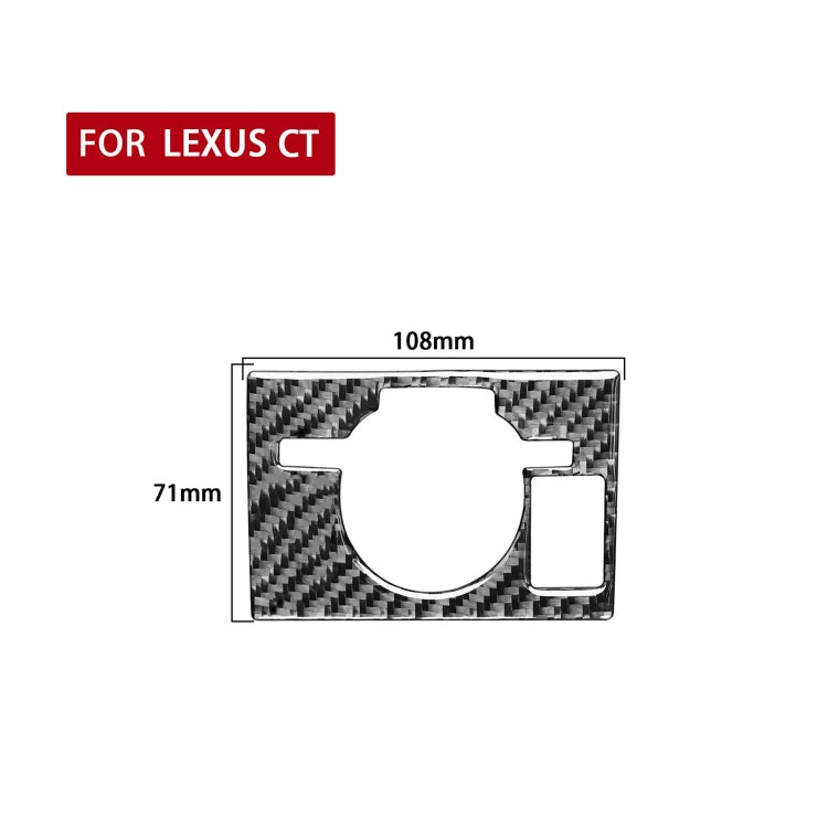 Car Control Panel Low-level Configuration Decorative Sticker for Lexus CT 2011-2017, Right Drive - In Car by buy2fix | Online Shopping UK | buy2fix